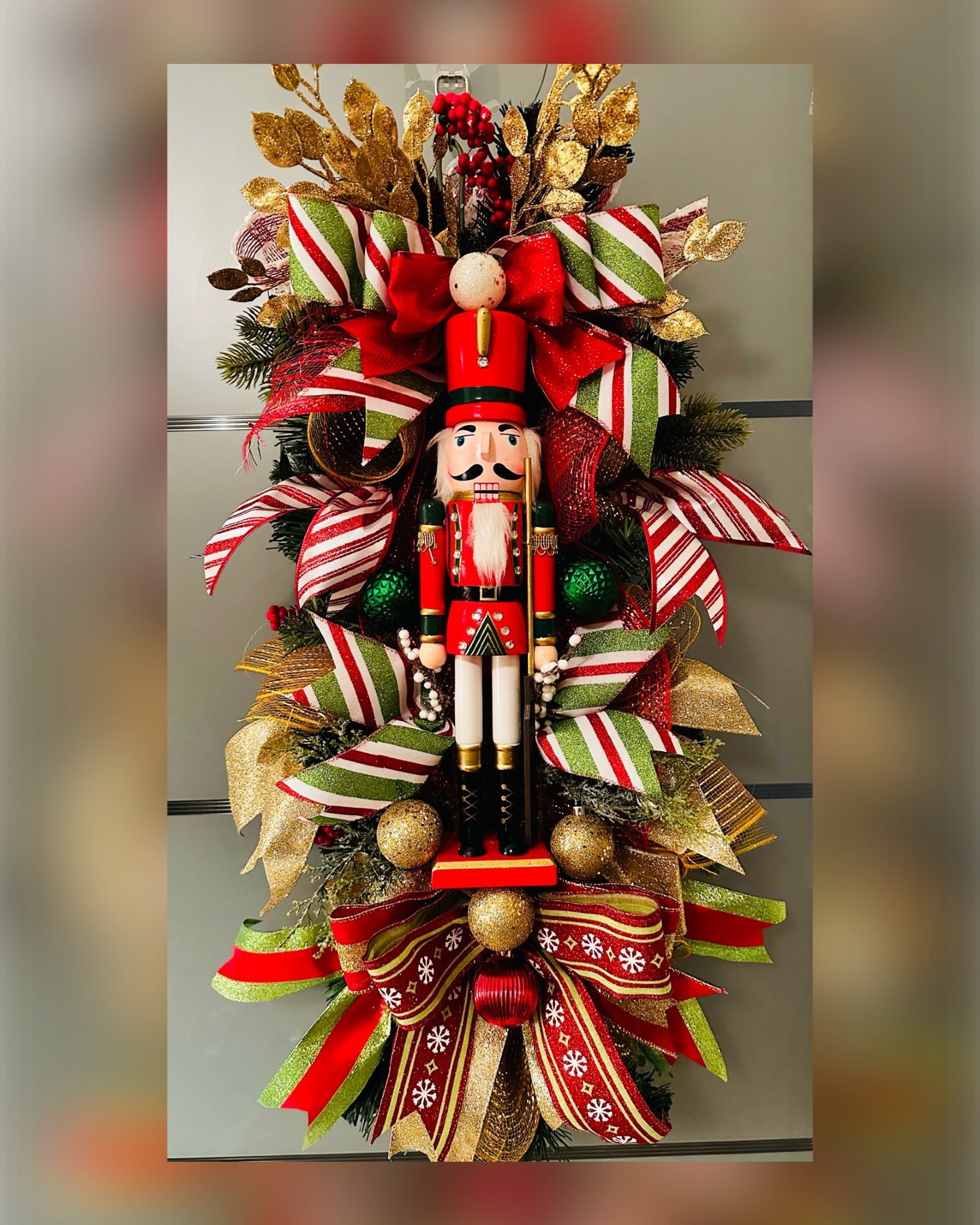 Christmas Nutcracker Wreath