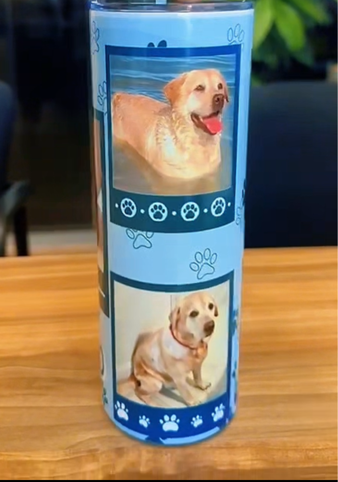 Custom Photo Tumbler | Personalized Picture Collage 20 oz Tumbler | Memory Keepsake Gift