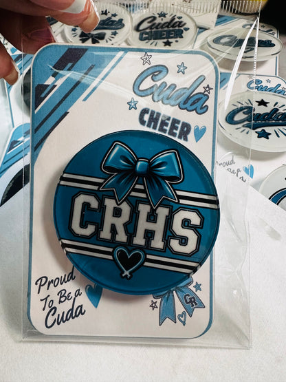 Custom Acrylic Team Pins with Personalized Display Card | 2.5”, 3” & 4”