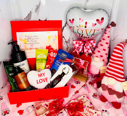 Men's Luxury Wine & Spa Gift Box - "My Love" Gift Set