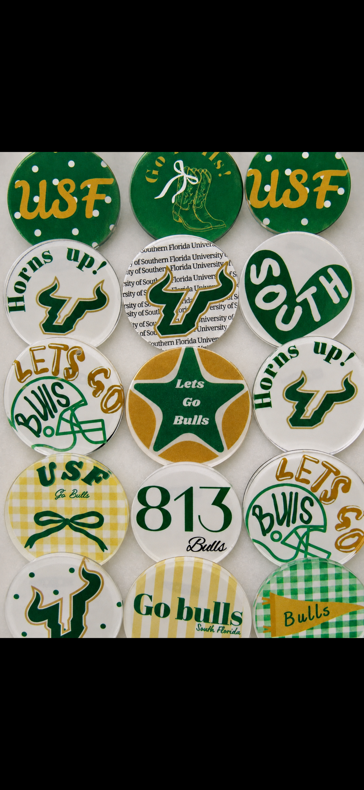 Custom Acrylic Team Pins with Personalized Display Card | 2.5”, 3” & 4”