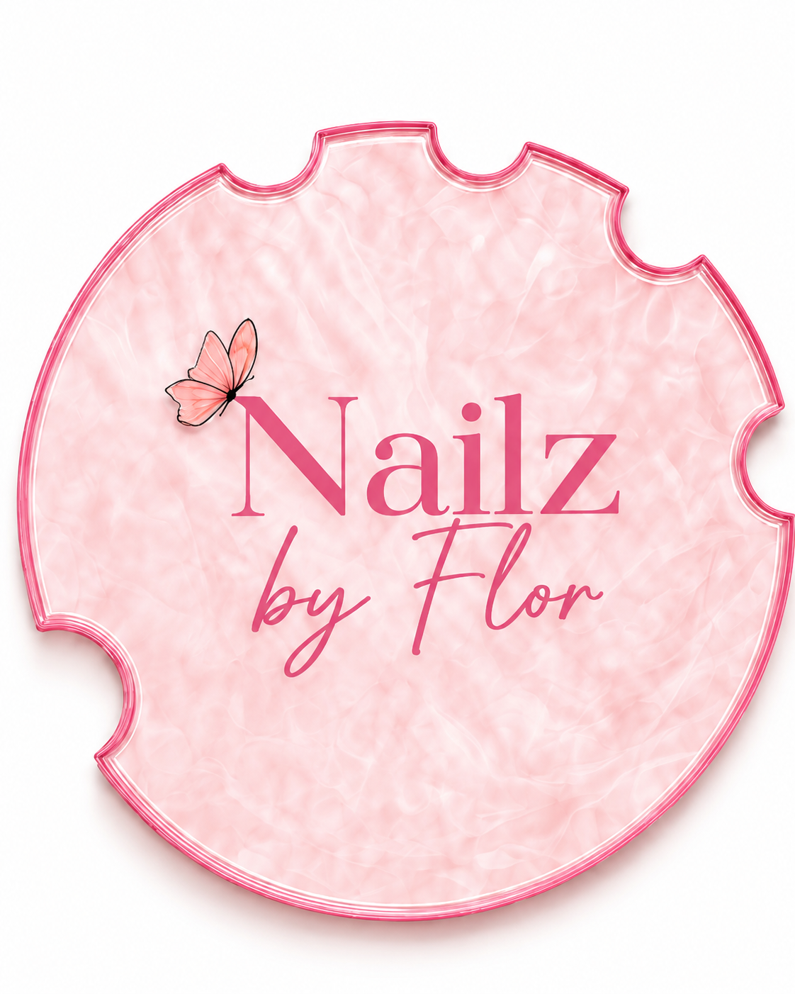 Custom Acrylic Nail Salon Logo Sign | Personalized Nail Tech & Salon Signage