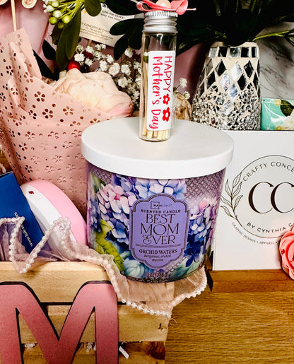 The Ultimate "MOM" Luxe Keepsake Crate – 15-Piece Mother’s Day Gift Set