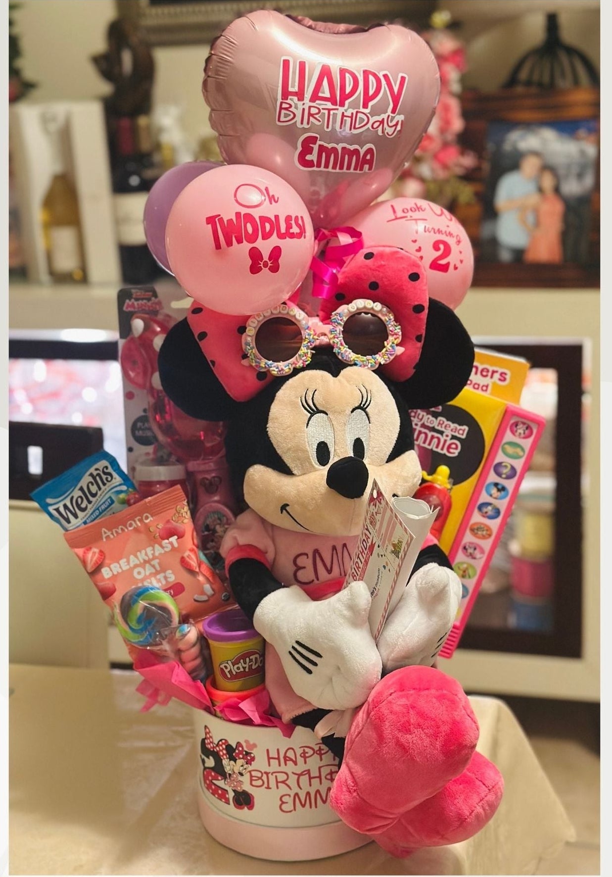 Birthday Princess Keepsake Basket | Personalized Kids Birthday Gift | Local Miami Delivery