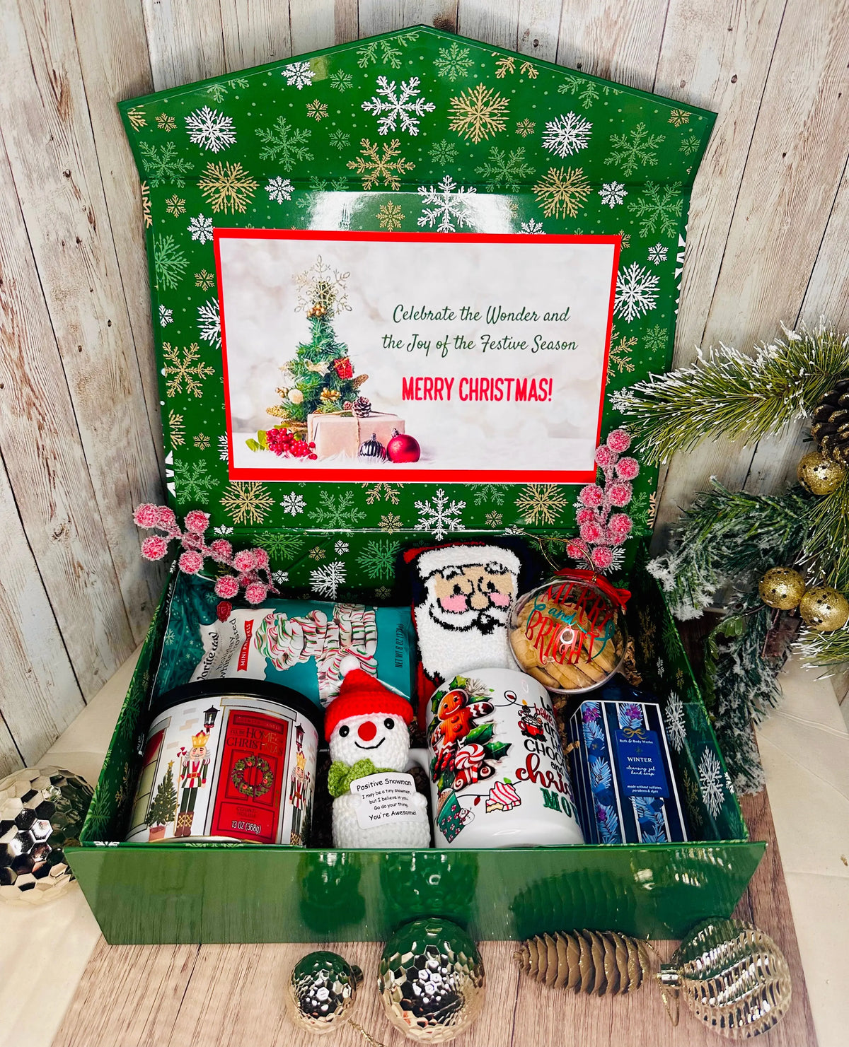 Personalized Christmas Gift Box | Holiday Gift Set | Corporate Gifts Crafty Concepts by Cynthia