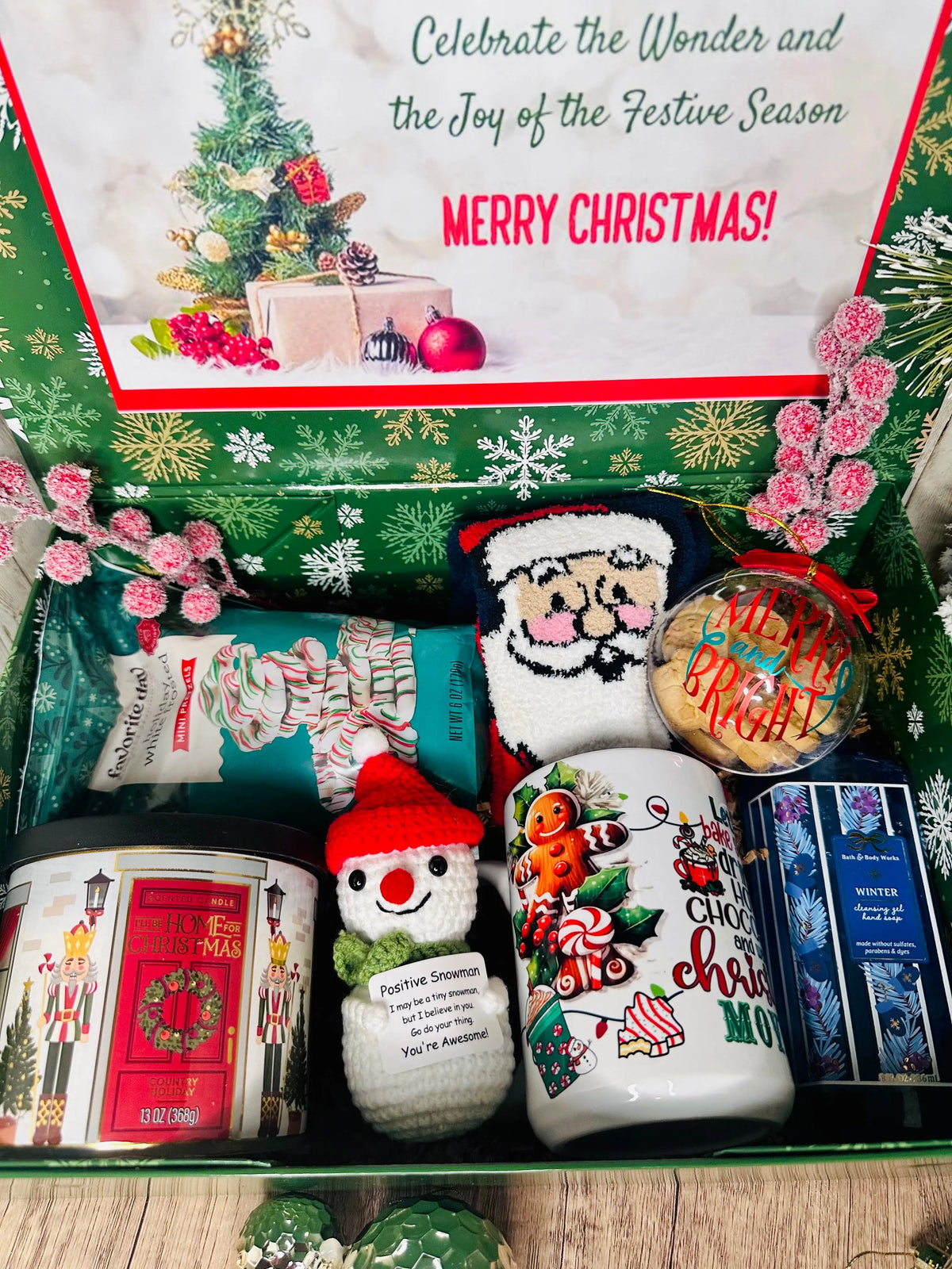 Personalized Christmas Gift Box | Holiday Gift Set | Corporate Gifts Crafty Concepts by Cynthia