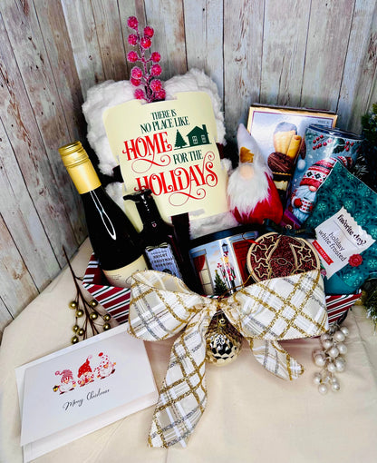 Non-Alcoholic Christmas Gift Basket | Deluxe Holiday Gift Basket Crafty Concepts by Cynthia