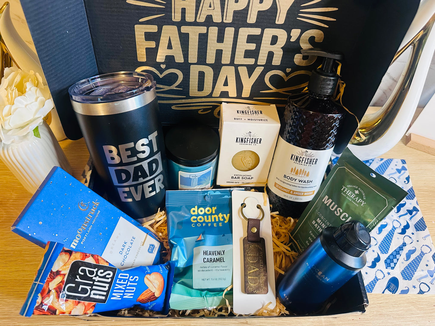 Ultimate Dad Gift Box | Personalized Father’s Day Tumbler & Luxury Men’s Gift Set