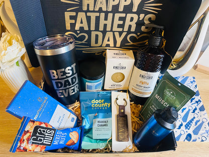 Ultimate Dad Gift Box | Personalized Father’s Day Tumbler & Luxury Men’s Gift Set