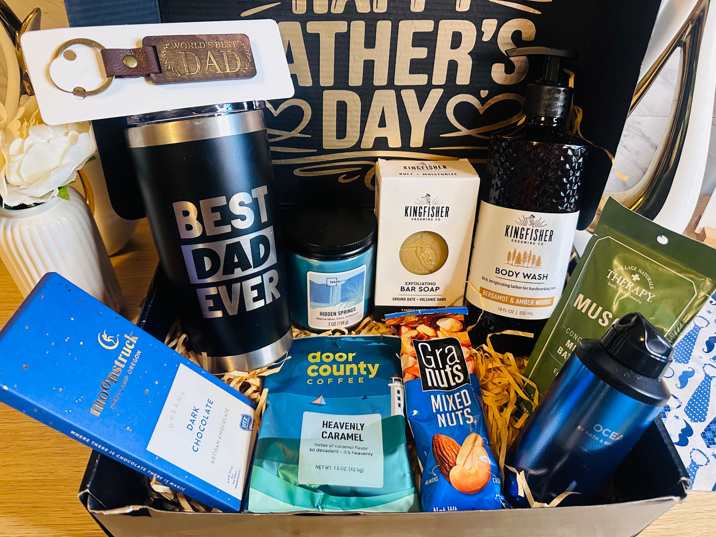 Ultimate Dad Gift Box | Personalized Father’s Day Tumbler & Luxury Men’s Gift Set