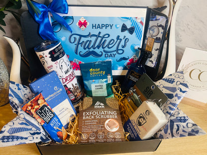 Signature Gift Box for Him | Personalized Tumbler & Men's Self-Care Set