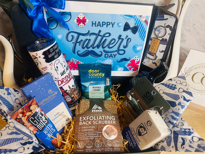 Signature Gift Box for Him | Personalized Tumbler & Men's Self-Care Set