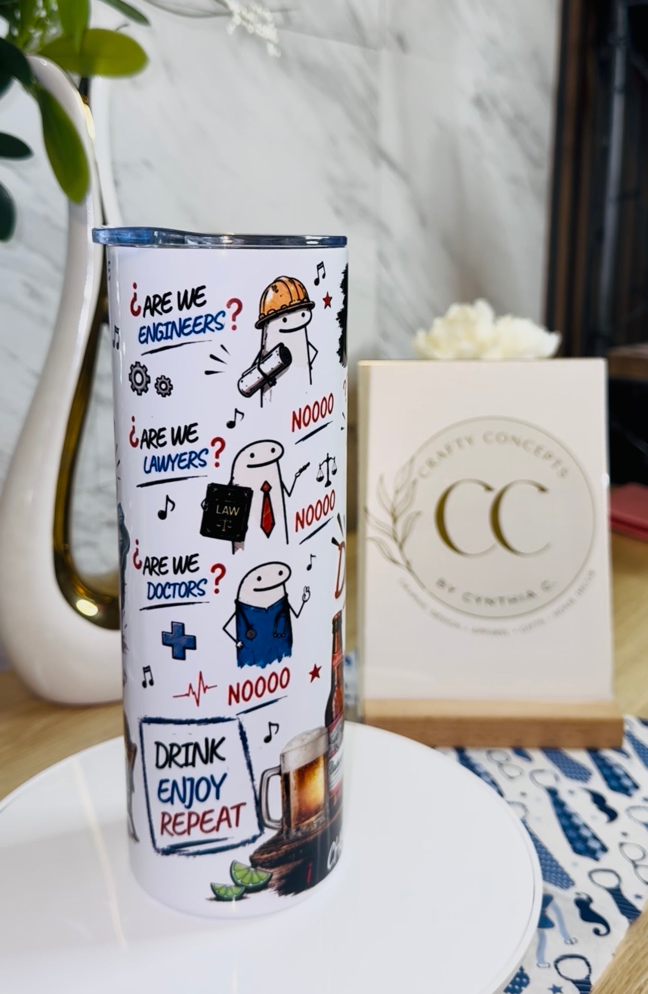Signature Gift Box for Him | Personalized Tumbler & Men's Self-Care Set