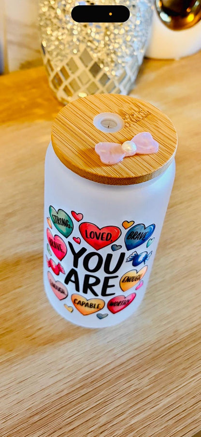 Luxury pink gift box with self-care items