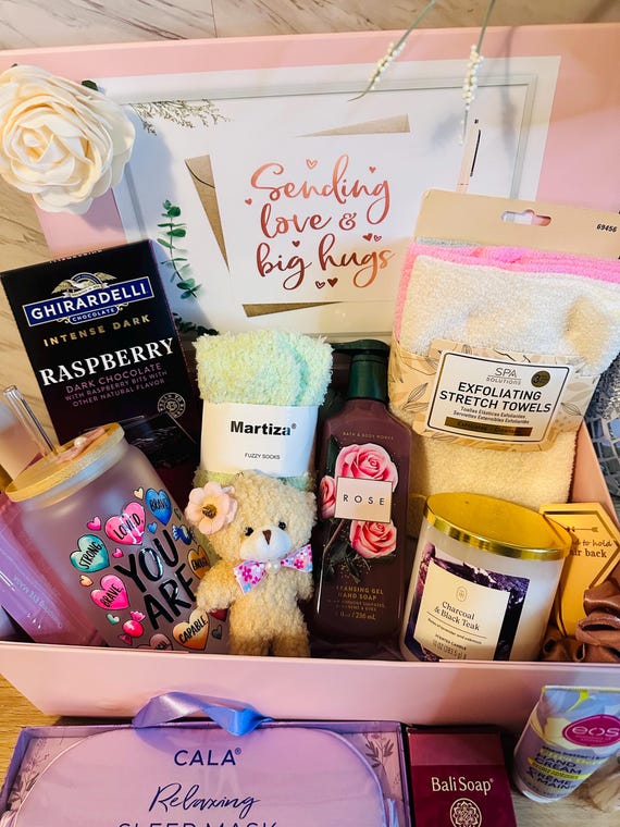 Birthday care package self-care box