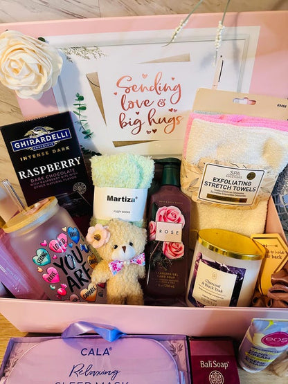 Birthday care package self-care box